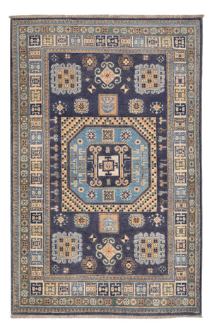 Ziegler Teppich - Kazak - 180 x 117 cm - dunkelblau