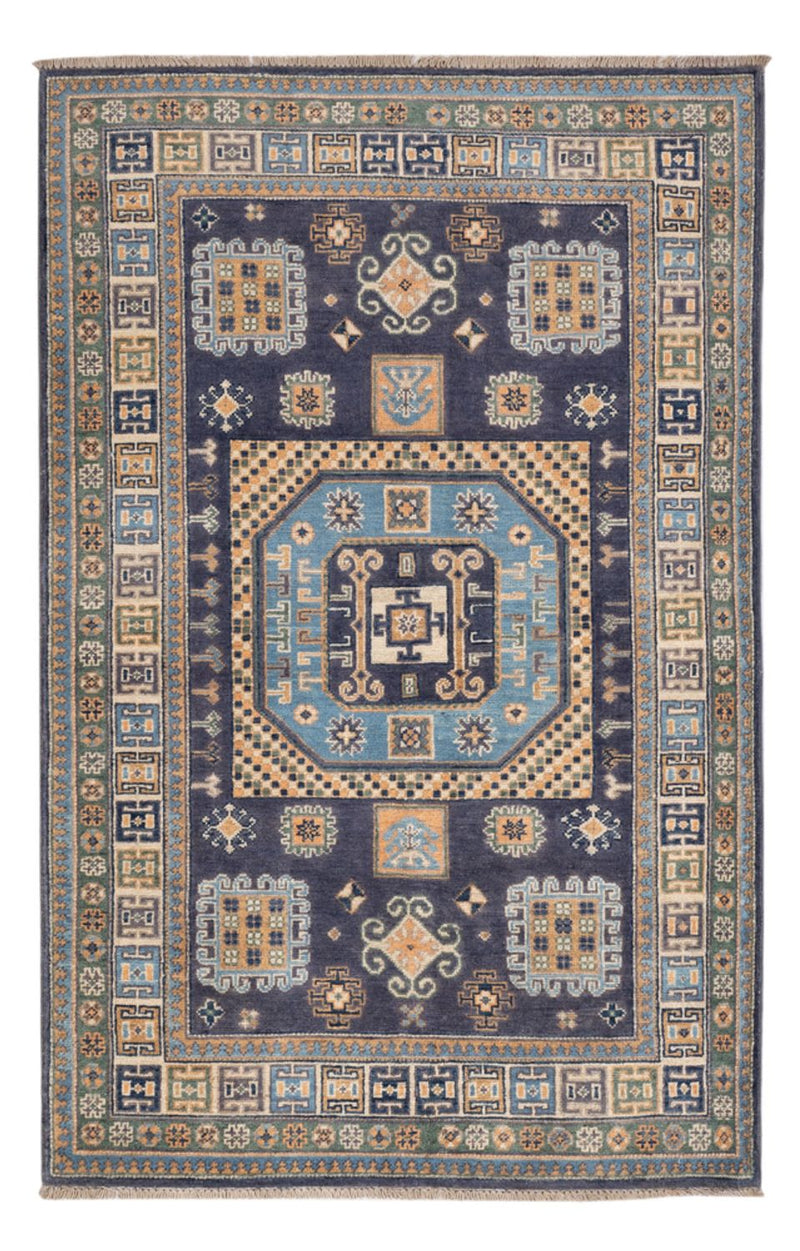 Ziegler Teppich - Kazak - 180 x 117 cm - dunkelblau