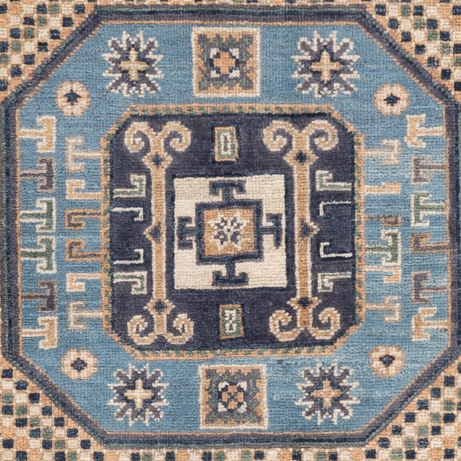 Ziegler Teppich - Kazak - 180 x 117 cm - dunkelblau