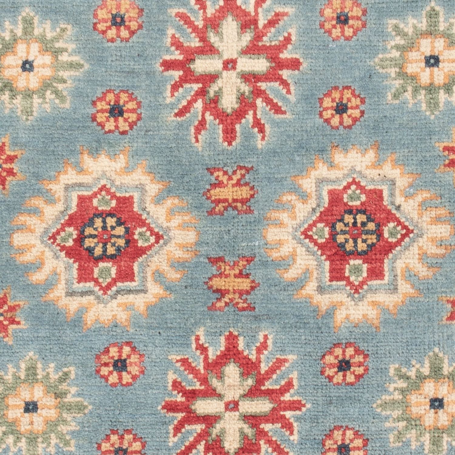 Ziegler Teppich - Kazak - 124 x 81 cm - hellblau