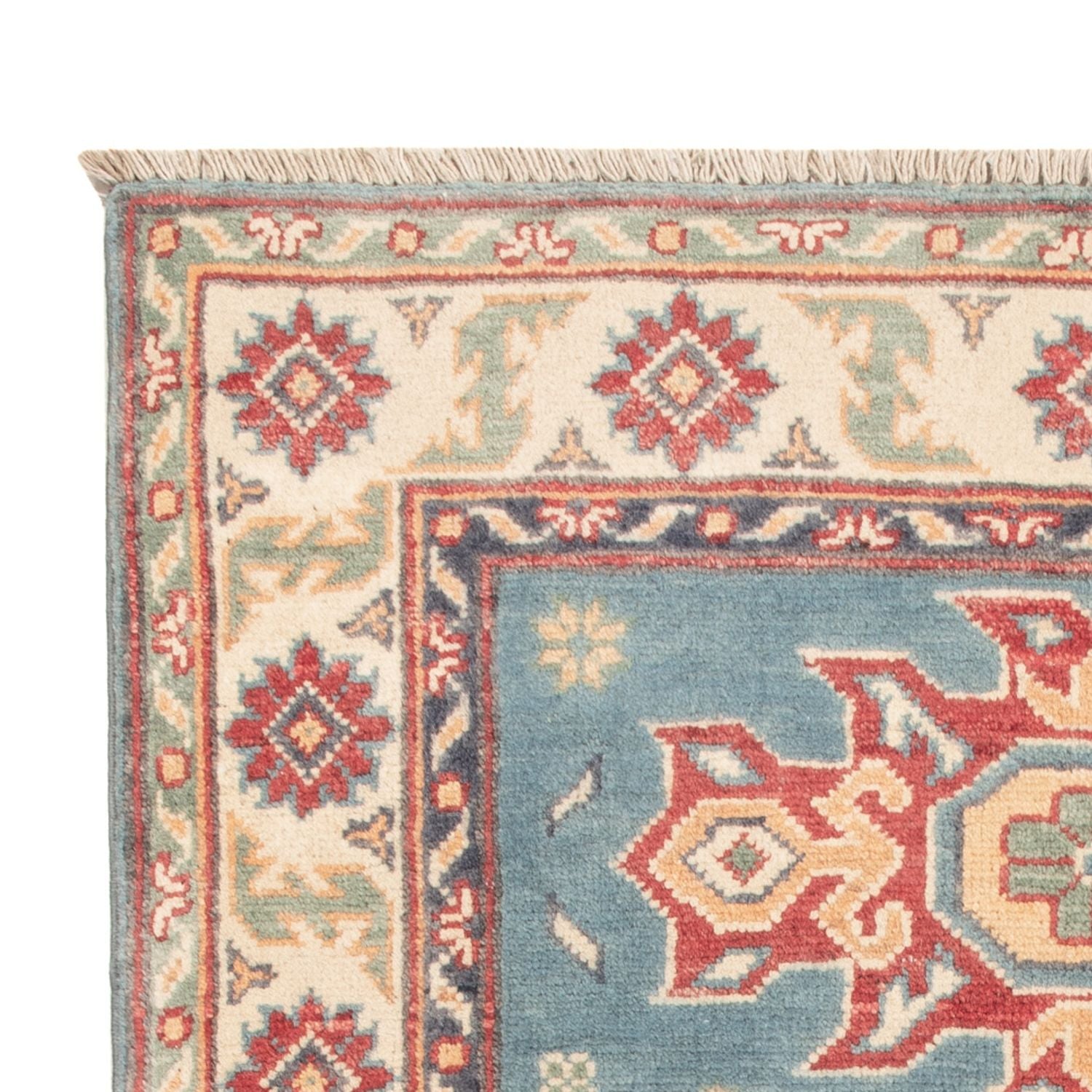 Ziegler Teppich - Kazak - 123 x 83 cm - hellblau