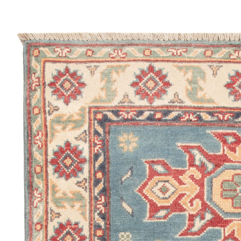 Ziegler Teppich - Kazak - 123 x 83 cm - hellblau