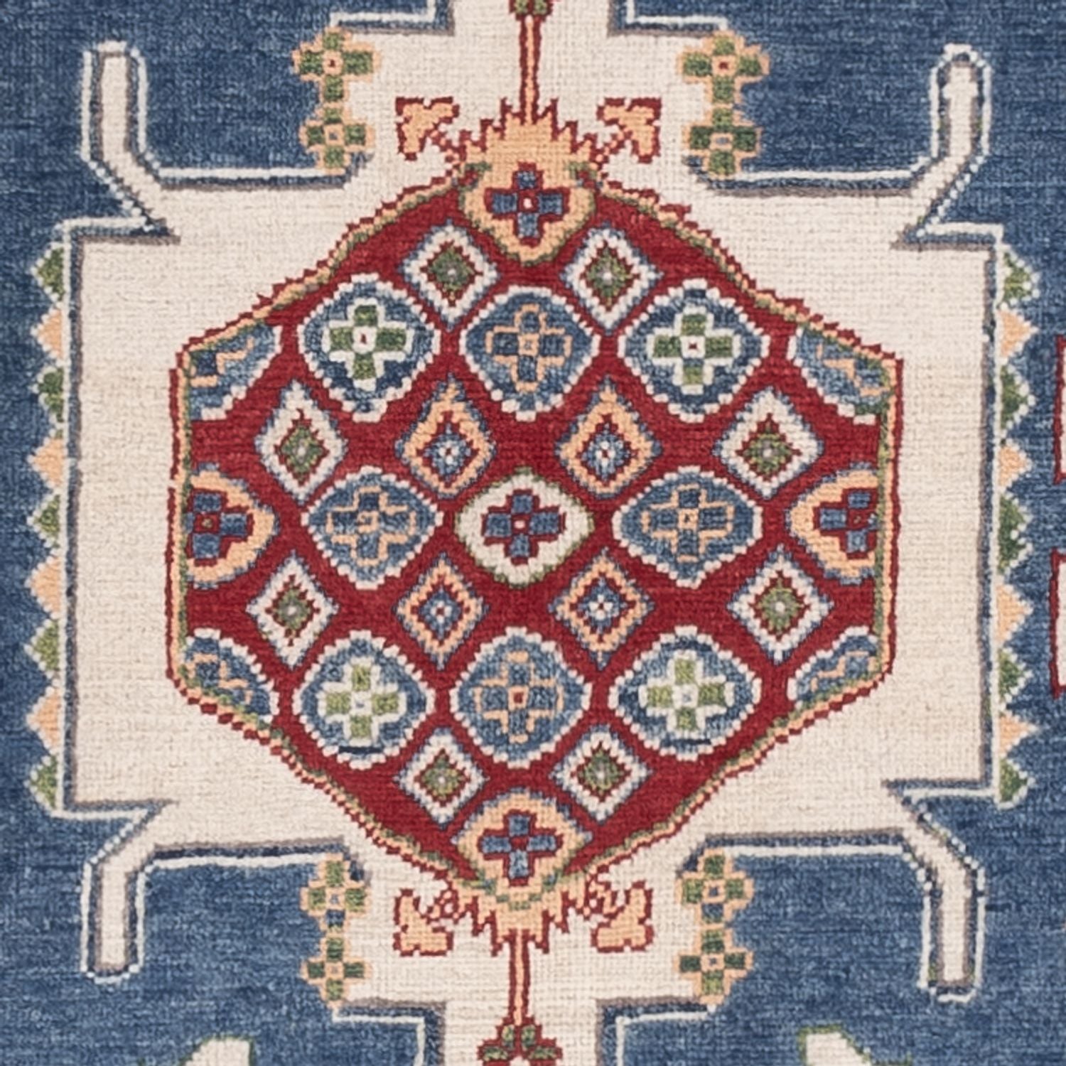 Ziegler Teppich - Kazak - 182 x 120 cm - blau