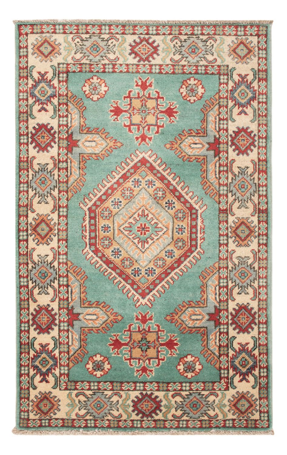 Ziegler Teppich - Kazak - 120 x 76 cm - türkis