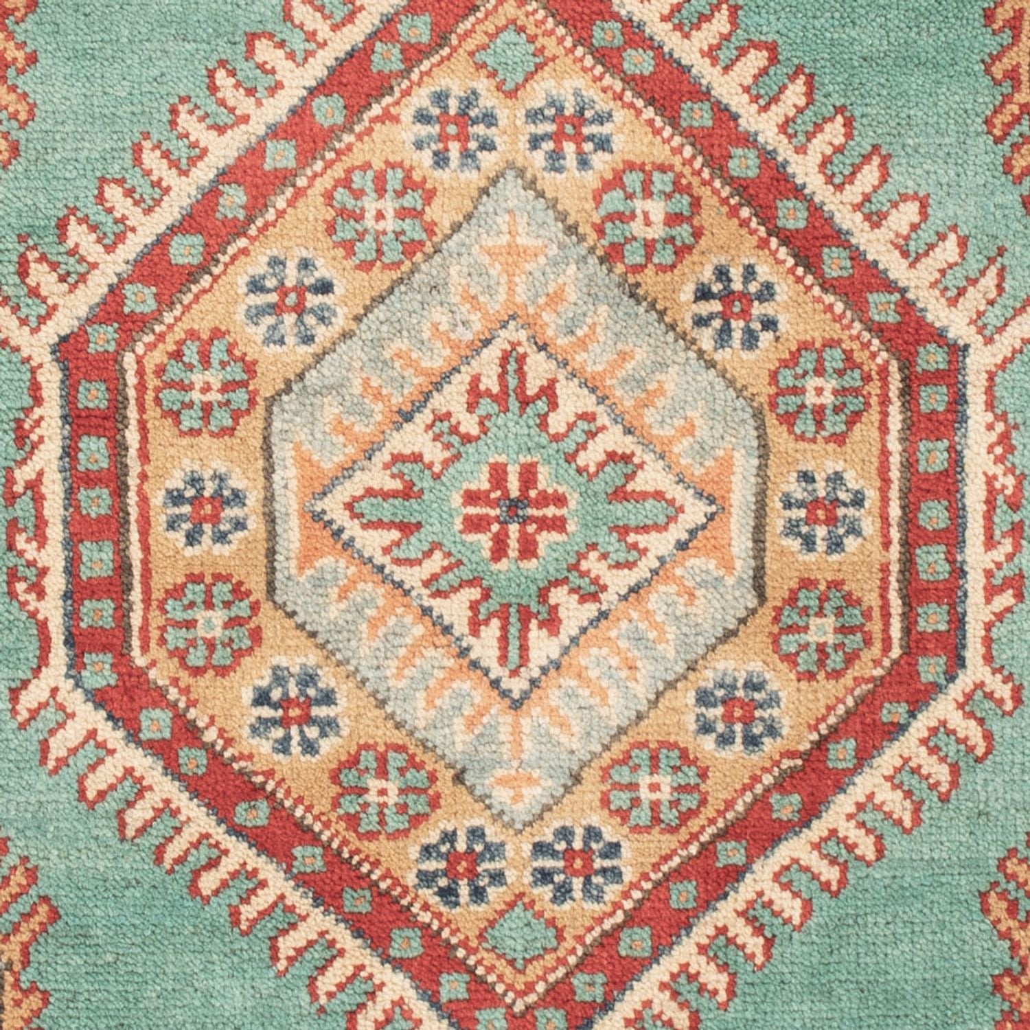 Ziegler Teppich - Kazak - 120 x 76 cm - türkis