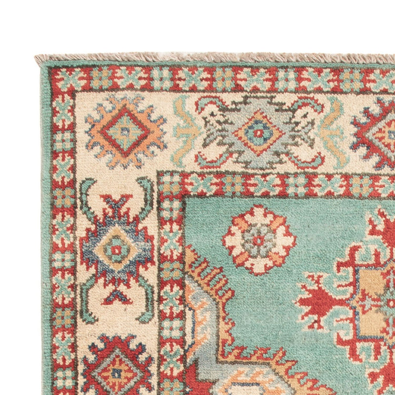 Ziegler Teppich - Kazak - 120 x 76 cm - türkis