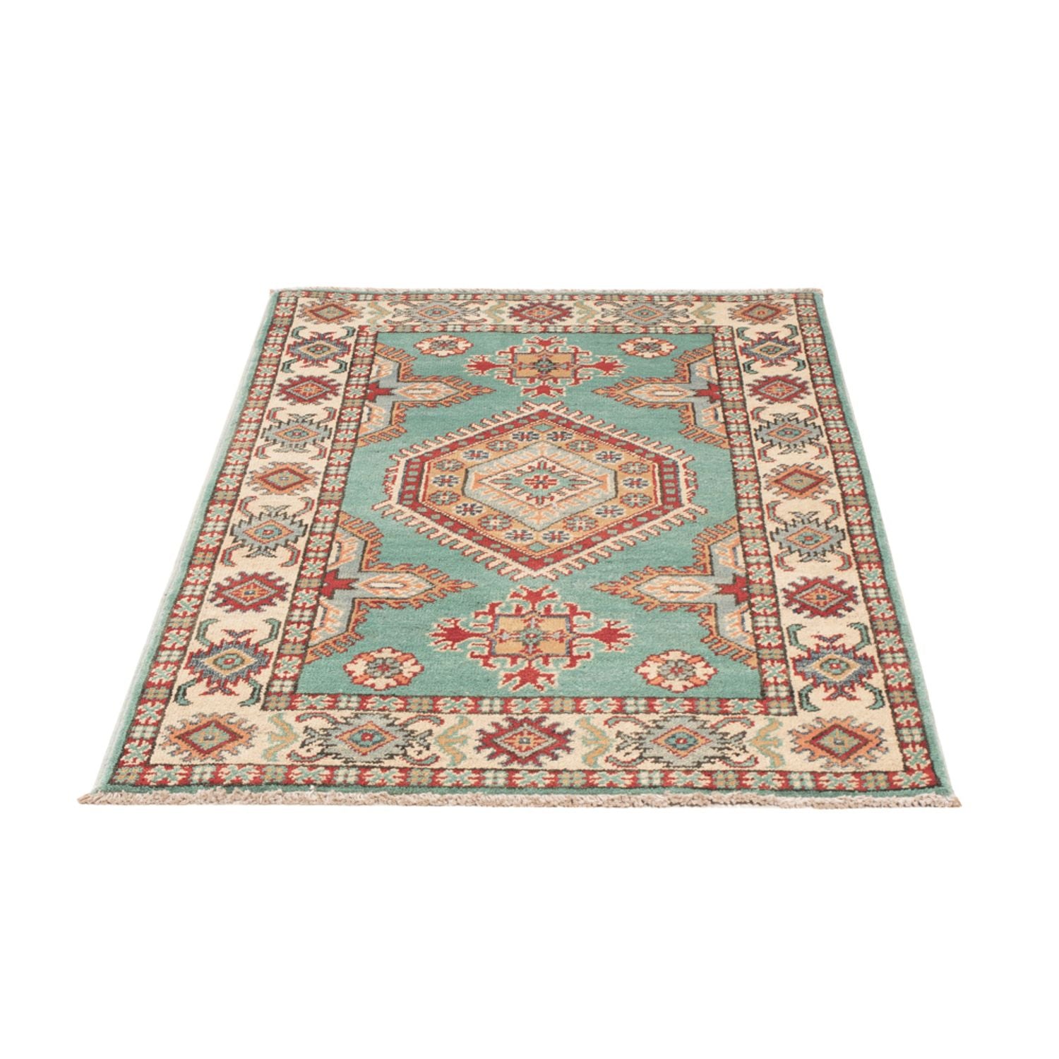 Ziegler Teppich - Kazak - 120 x 76 cm - türkis