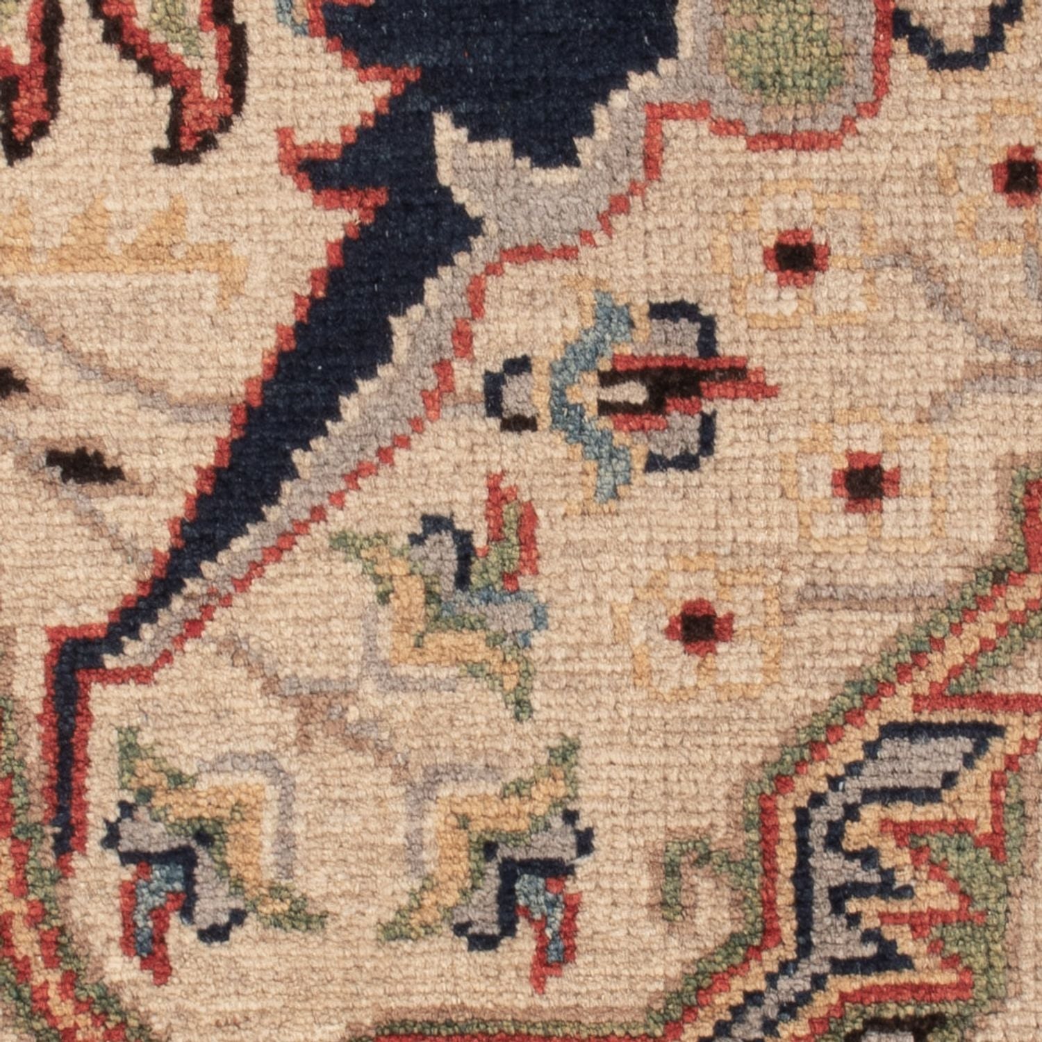 Ziegler Teppich - Kazak - 89 x 60 cm - dunkelbeige