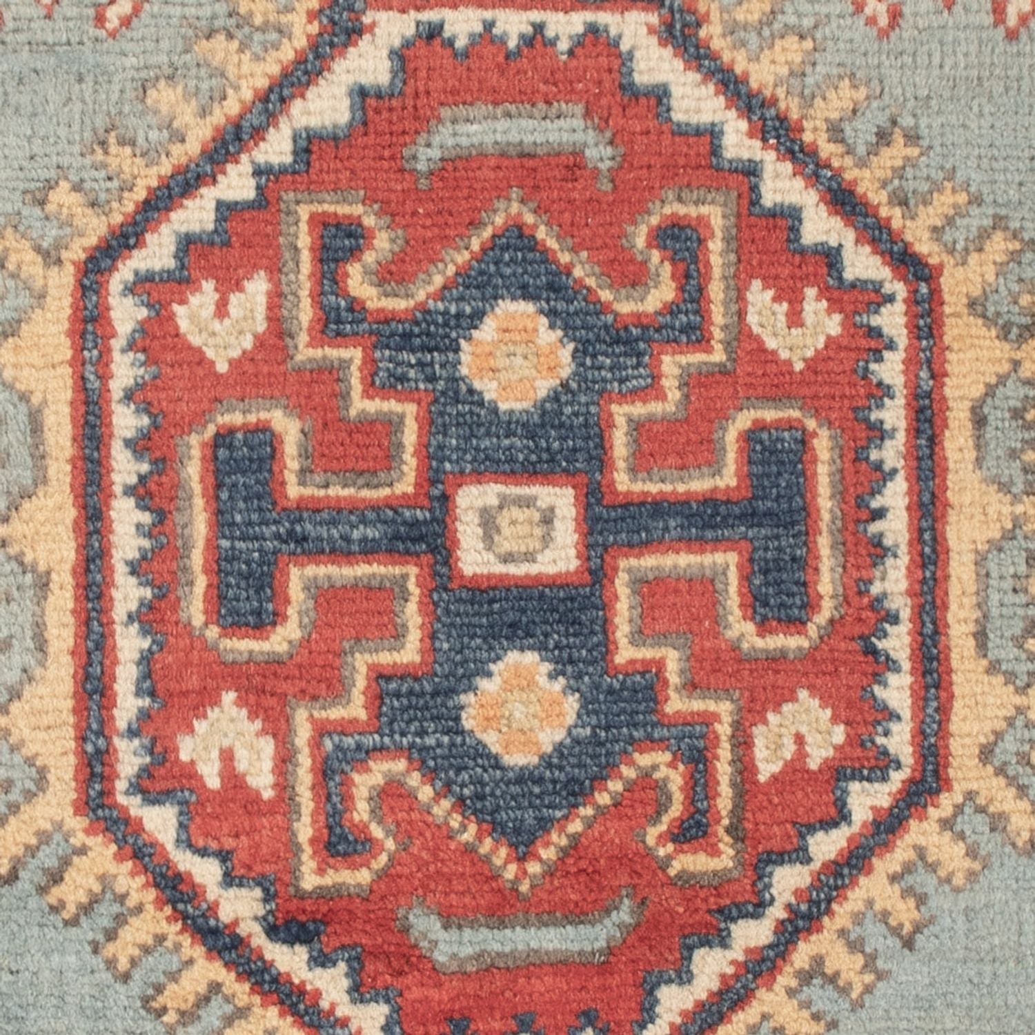 Ziegler Teppich - Kazak - 87 x 58 cm - hellblau