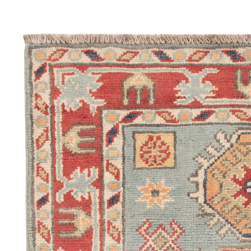 Ziegler Teppich - Kazak - 87 x 58 cm - hellblau