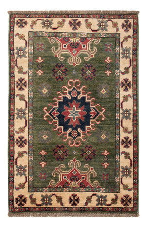 Ziegler Teppich - Kazak - 94 x 60 cm - grün