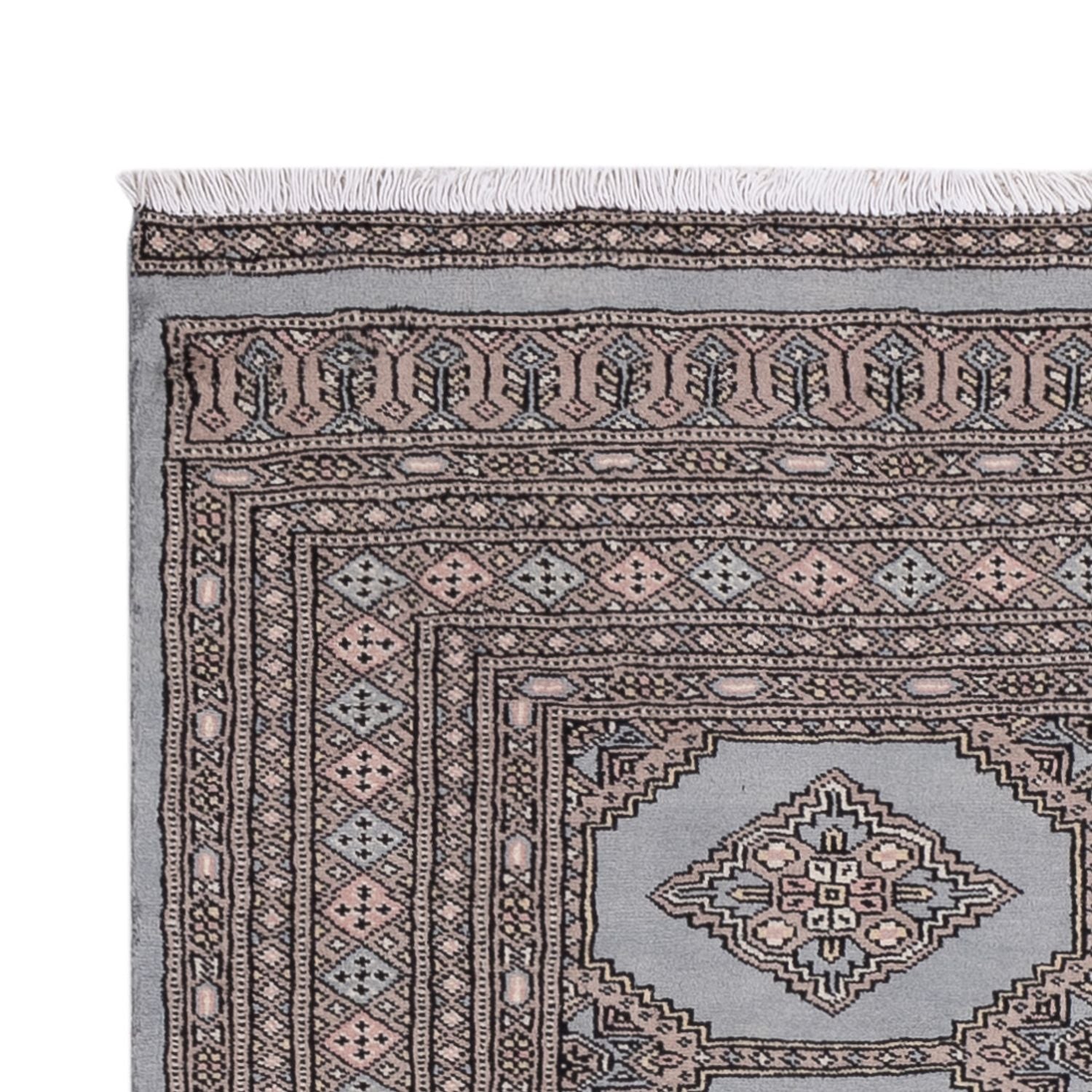 Pakistan Teppich - 181 x 124 cm - hellblau