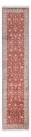 Läufer Seiden - Kaschmir Seide - 363 x 79 cm - rot
