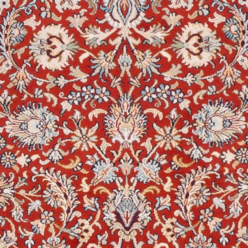 Läufer Seiden - Kaschmir Seide - 363 x 79 cm - rot