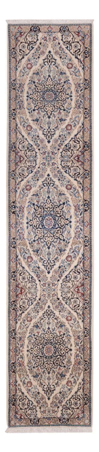 Läufer Perser - Nain - 293 x 60 cm - dunkelbeige