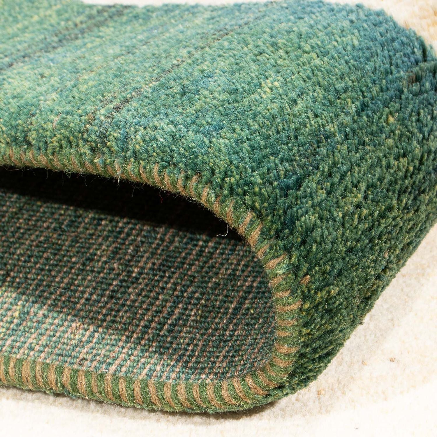 Gabbeh Teppich - Perser - 172 x 99 cm - grün