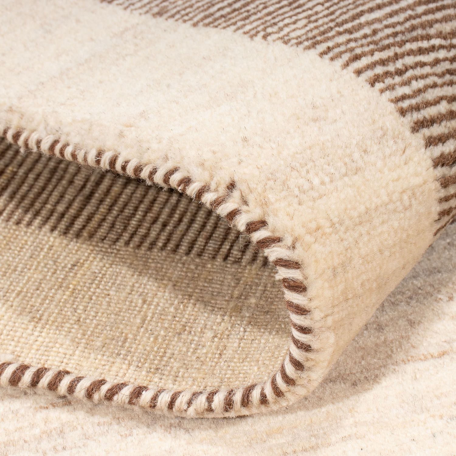 Läufer Gabbeh - Loribaft Perser - 209 x 83 cm - beige