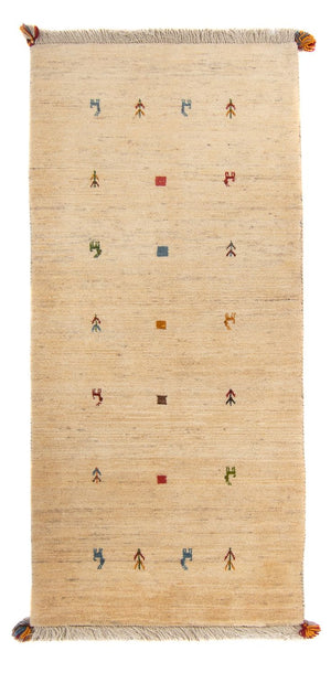 Läufer Gabbeh - Perser - 200 x 82 cm - beige