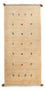Läufer Gabbeh - Perser - 200 x 82 cm - beige