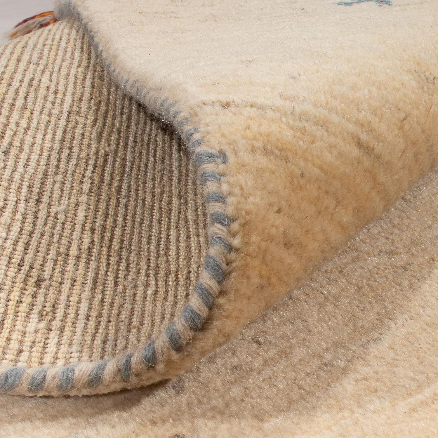 Läufer Gabbeh - Perser - 200 x 82 cm - beige