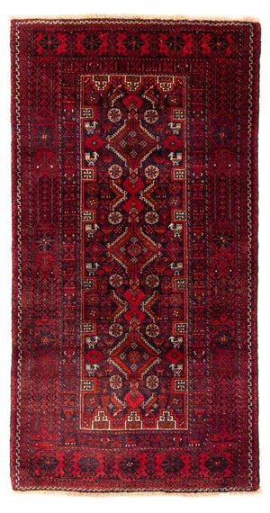 Läufer Belutsch - 182 x 96 cm - rot