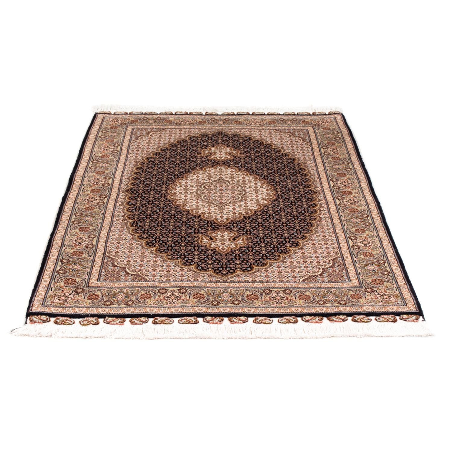 Perserteppich - Täbriz - Royal - 160 x 103 cm - dunkelblau