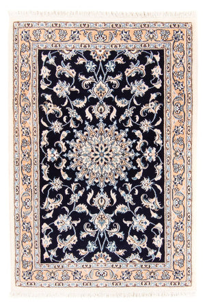 Perserteppich - Nain - Royal - 150 x 100 cm - dunkelblau