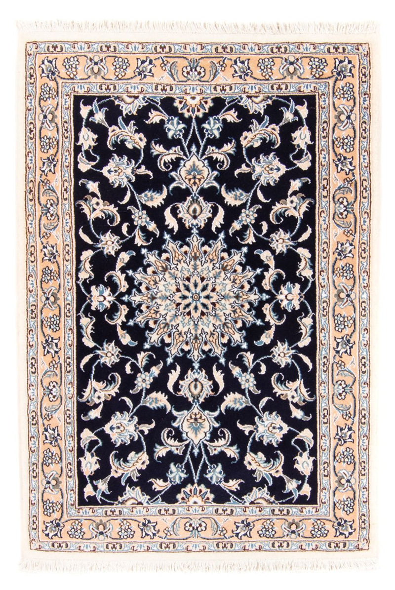 Perserteppich - Nain - Royal - 150 x 100 cm - dunkelblau