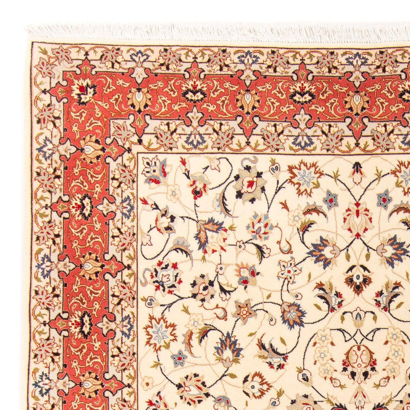 Perserteppich - Täbriz - Royal - 210 x 154 cm - creme