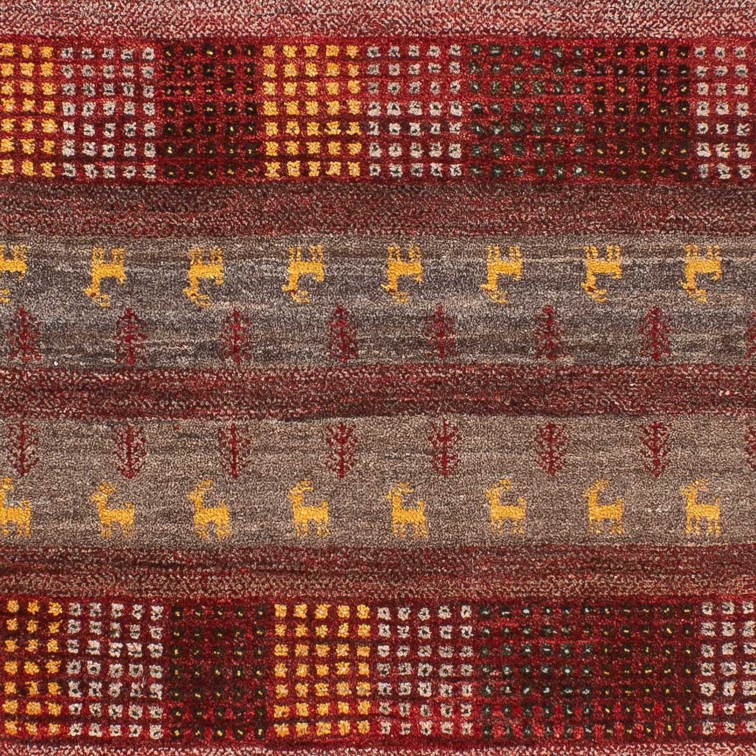 Gabbeh Teppich - Loribaft Perser - 128 x 84 cm - mehrfarbig