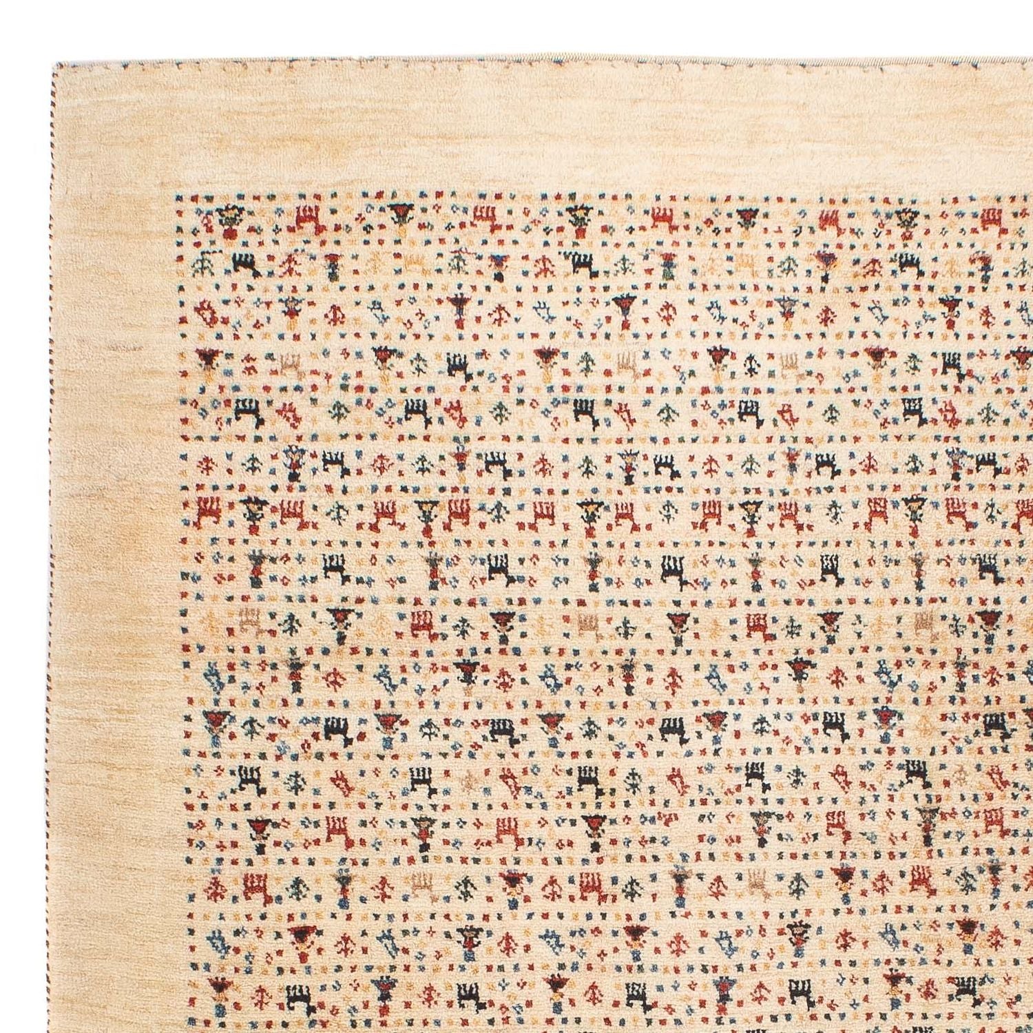 Gabbeh Teppich - Loribaft Perser - 120 x 87 cm - mehrfarbig