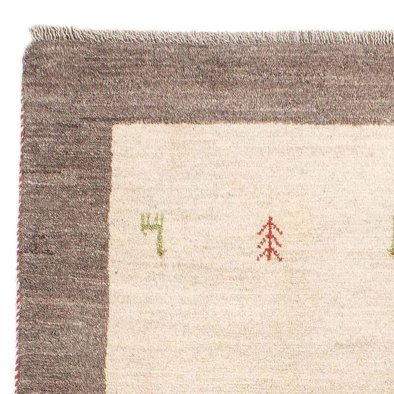 Gabbeh Teppich - Perser - 125 x 77 cm - natur