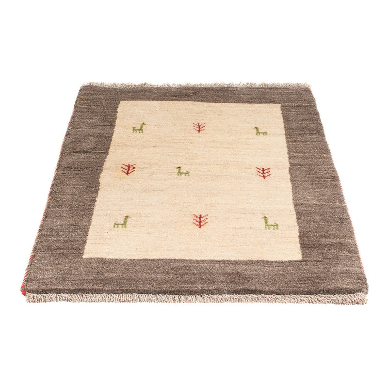 Gabbeh Teppich - Perser - 125 x 77 cm - natur