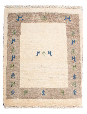 Gabbeh Teppich - Perser - 90 x 65 cm - beige