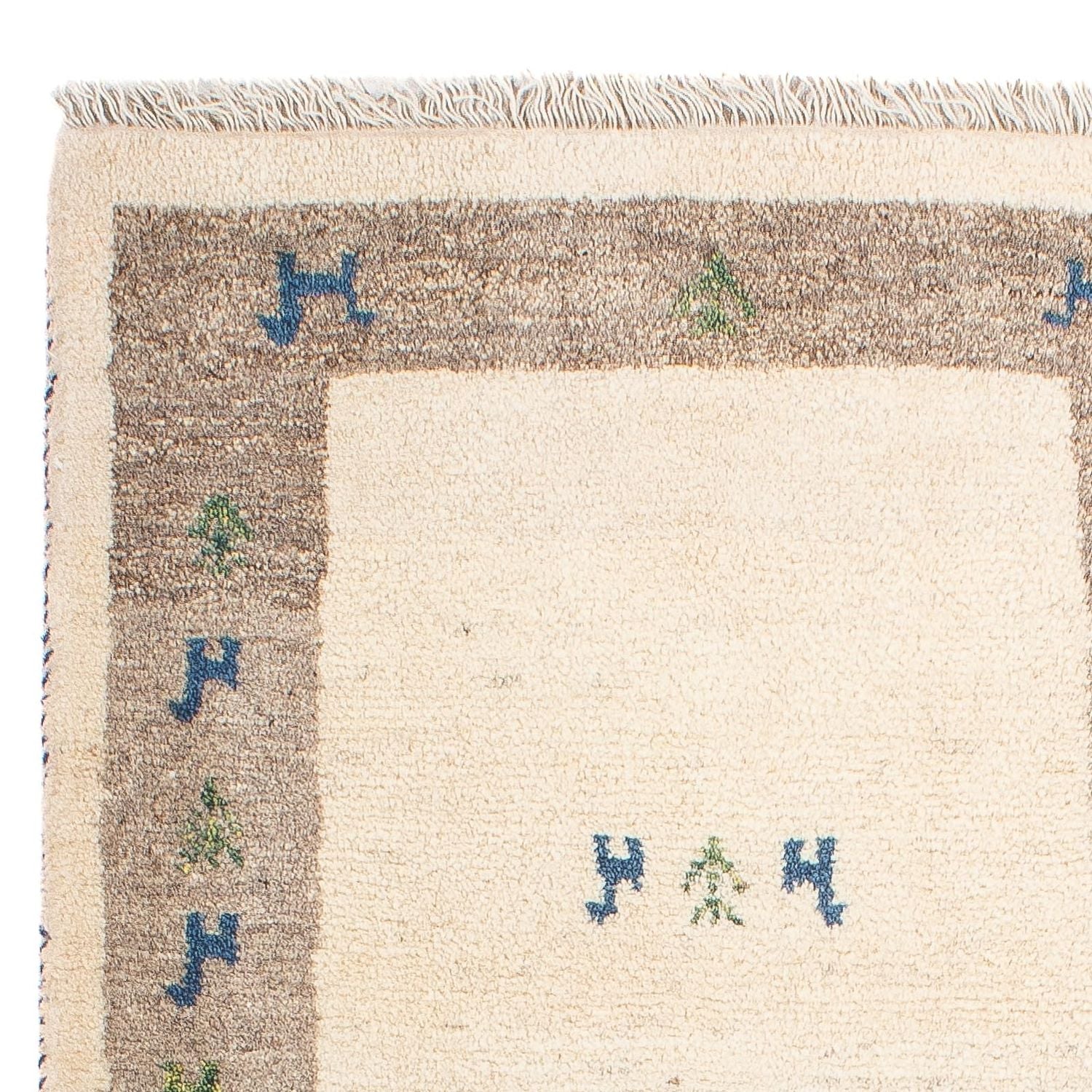 Gabbeh Teppich - Perser - 90 x 65 cm - beige