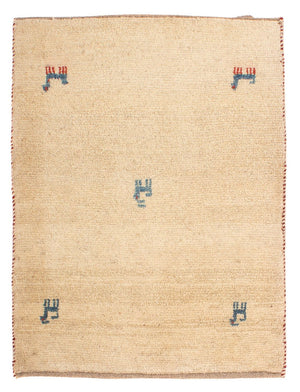Gabbeh Teppich - Perser - 89 x 67 cm - beige