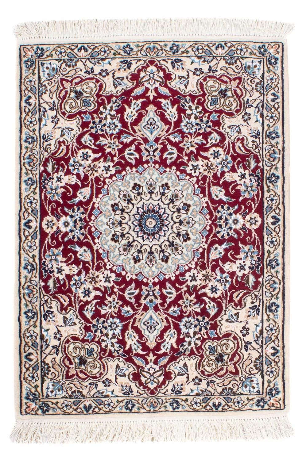 Perserteppich - Nain - Royal - 93 x 65 cm - rot