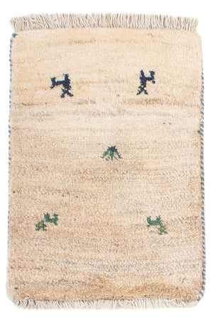 Gabbeh Teppich - Perser - 60 x 40 cm - beige