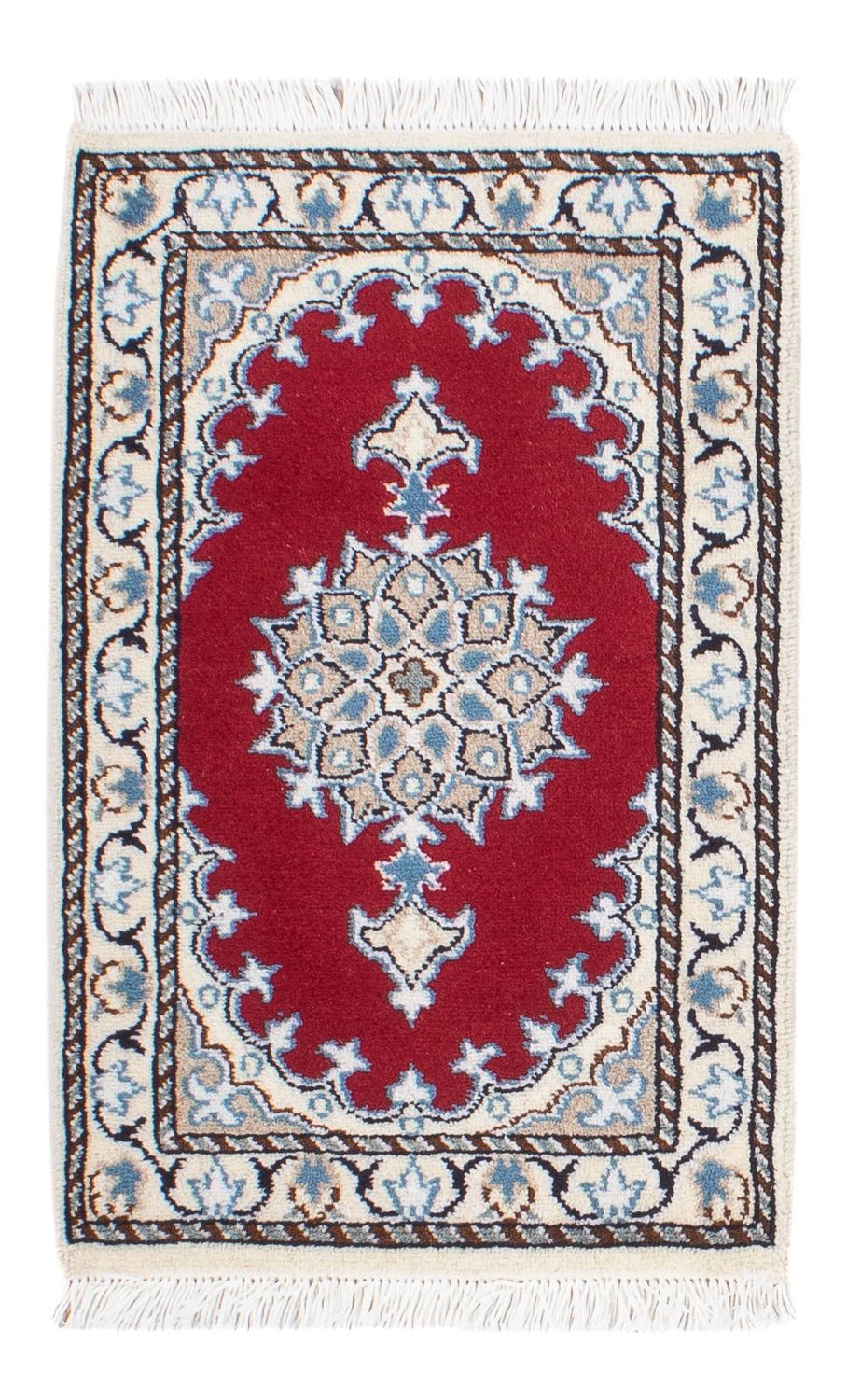 Perserteppich - Nain - 60 x 40 cm - rot