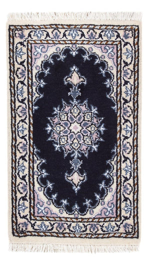 Perserteppich - Nain - 60 x 40 cm - dunkelblau