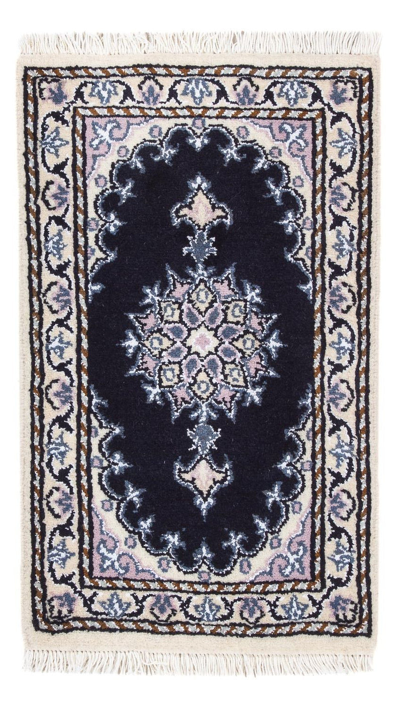Perserteppich - Nain - 60 x 40 cm - dunkelblau