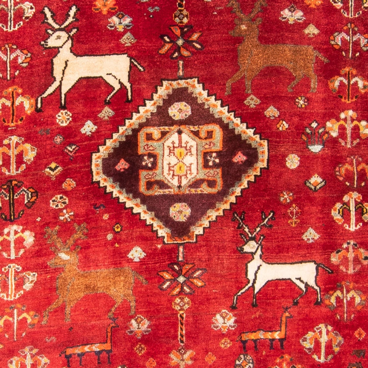 Perserteppich - Nomadic - 174 x 115 cm - rot