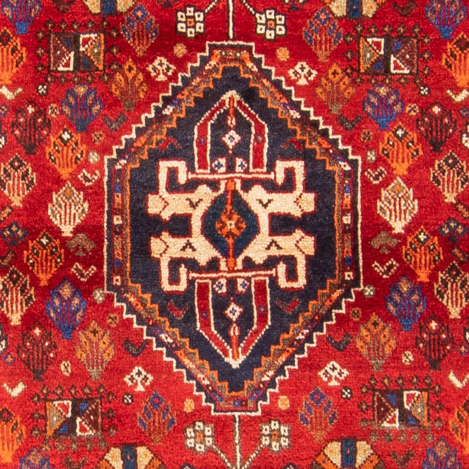 Perserteppich - Nomadic - 161 x 108 cm - rot