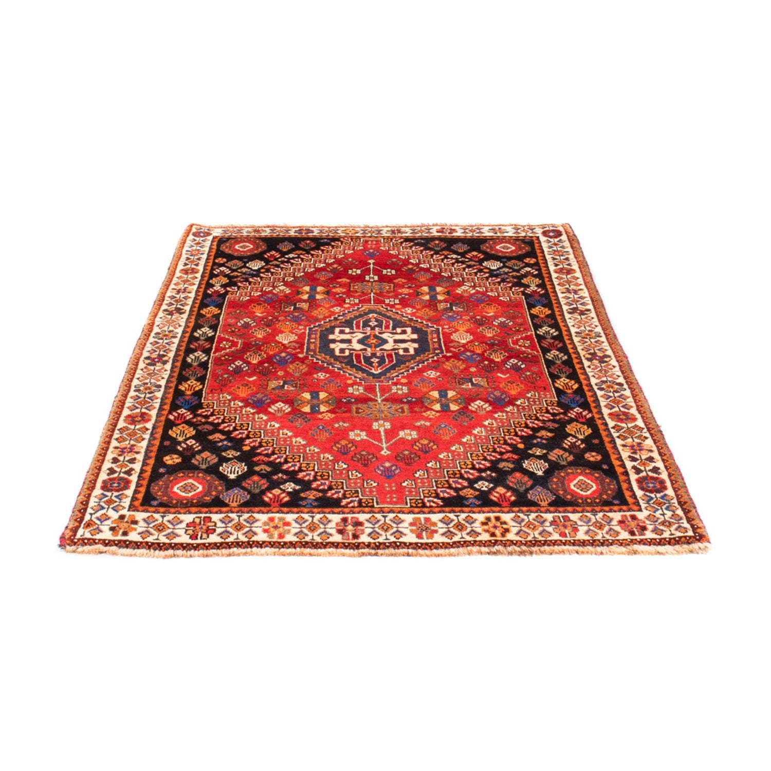Perserteppich - Nomadic - 161 x 108 cm - rot