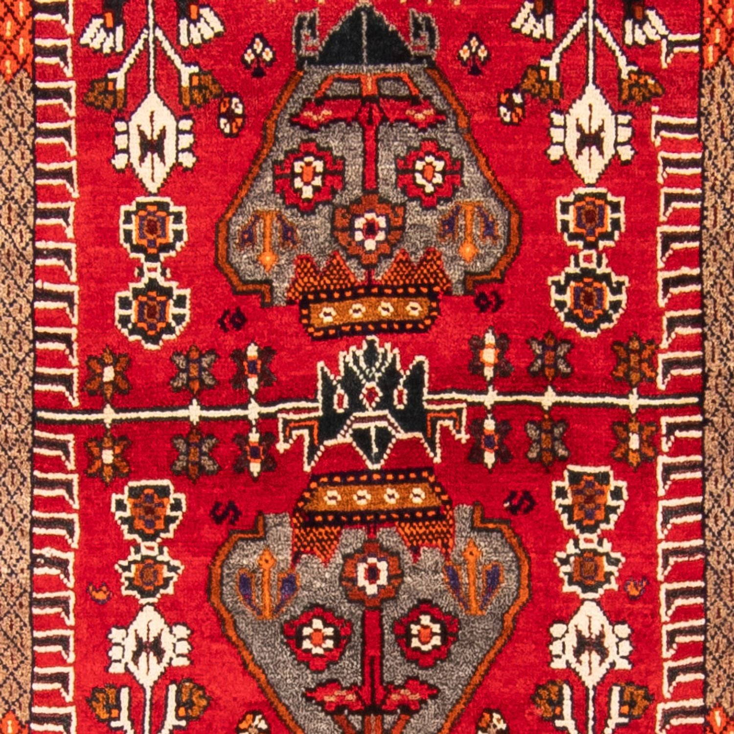 Perserteppich - Nomadic - 165 x 100 cm - rot