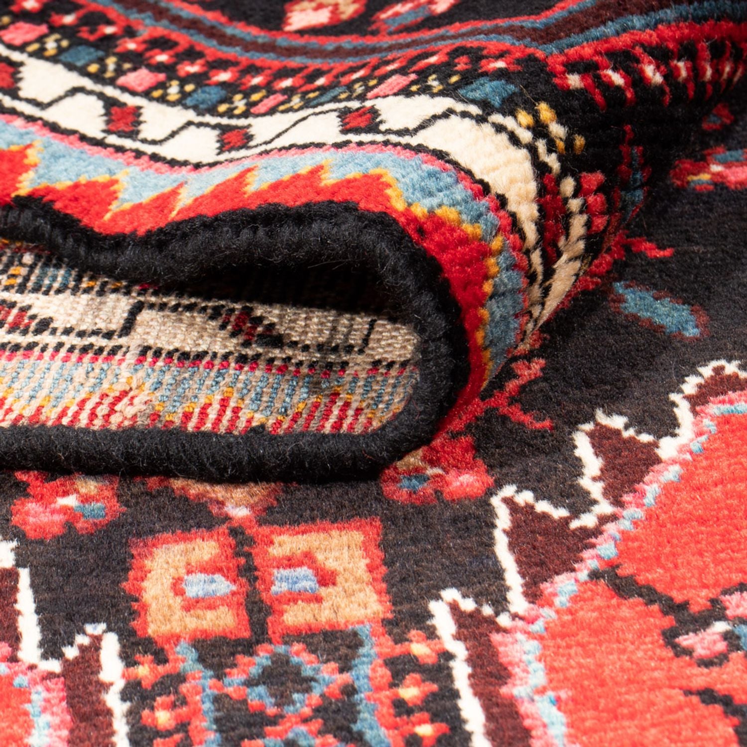 Perserteppich - Nomadic - 164 x 102 cm - dunkelblau