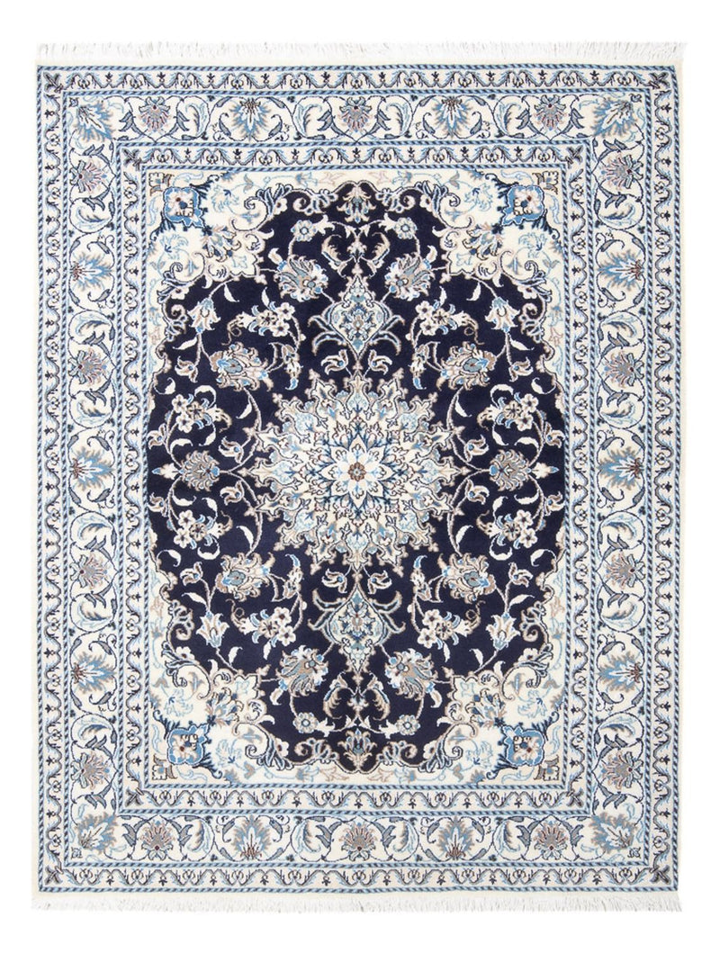 Perserteppich - Nain - 202 x 144 cm - dunkelblau