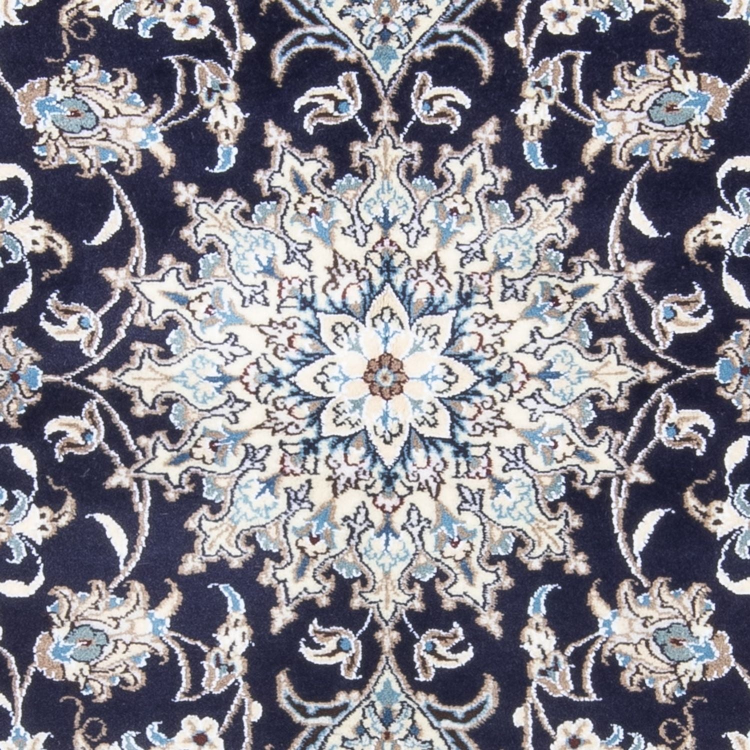 Perserteppich - Nain - 202 x 144 cm - dunkelblau