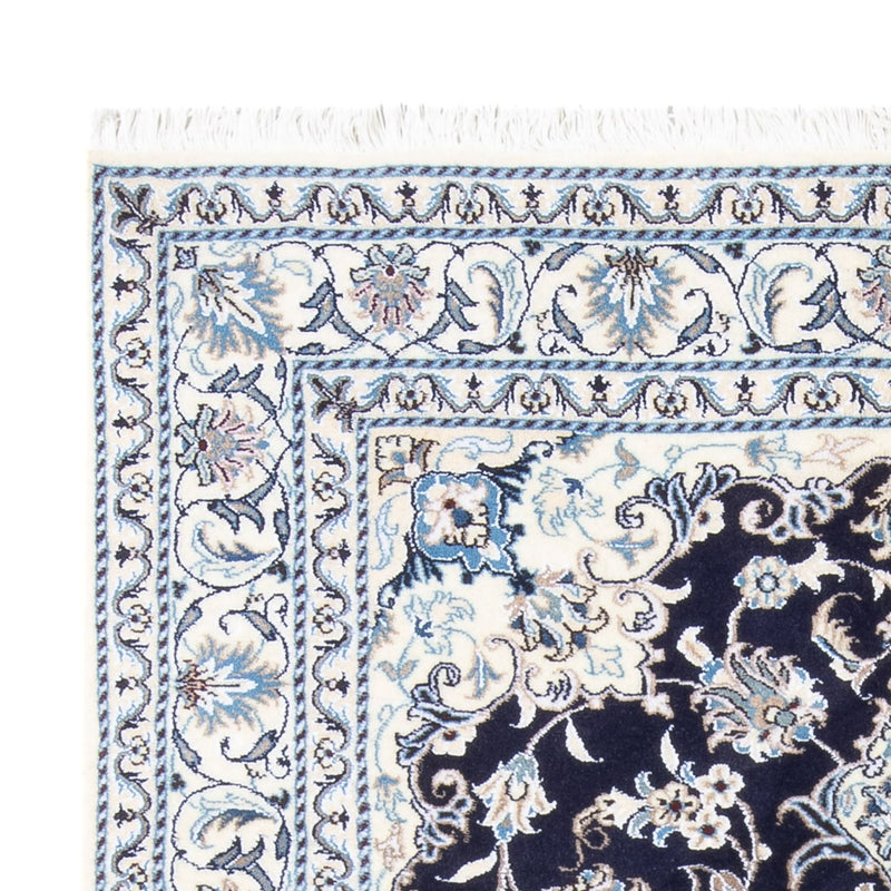 Perserteppich - Nain - 202 x 144 cm - dunkelblau
