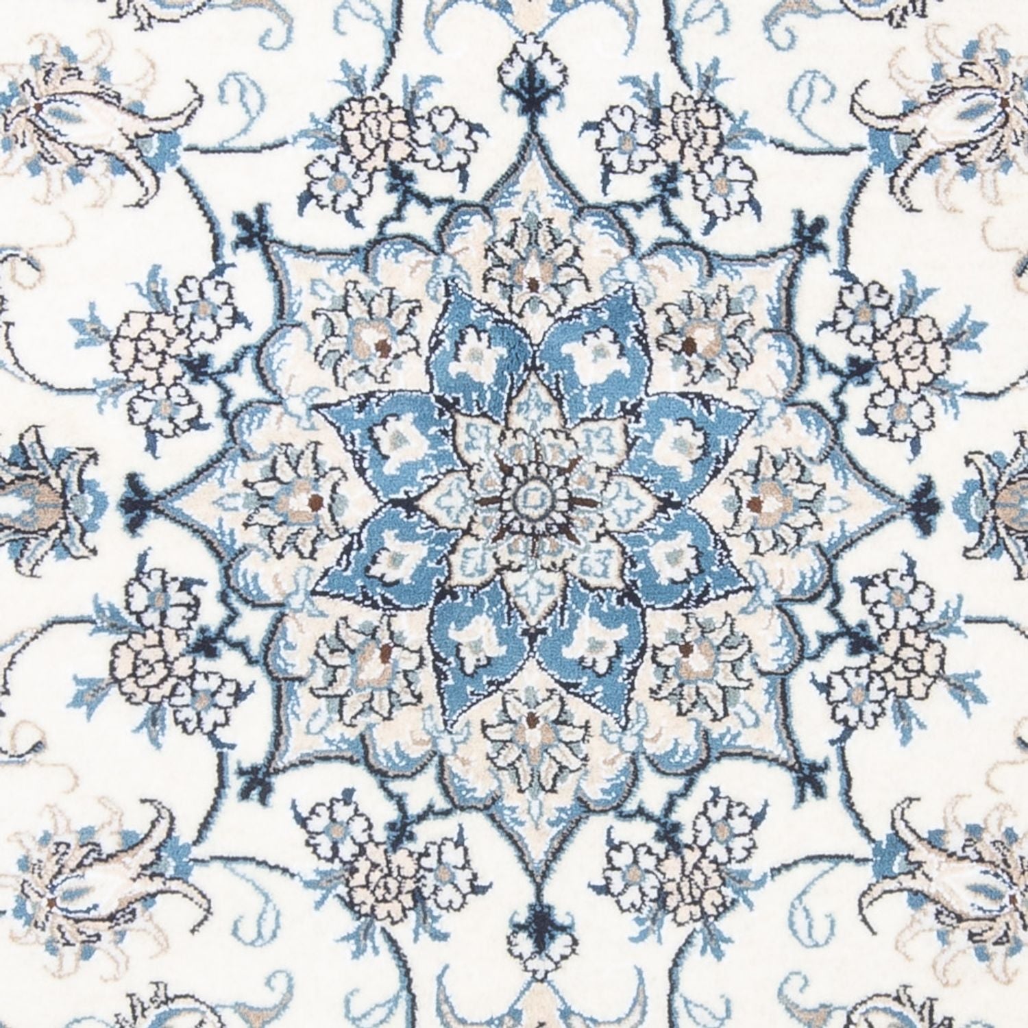 Perserteppich - Nain - 206 x 144 cm - creme